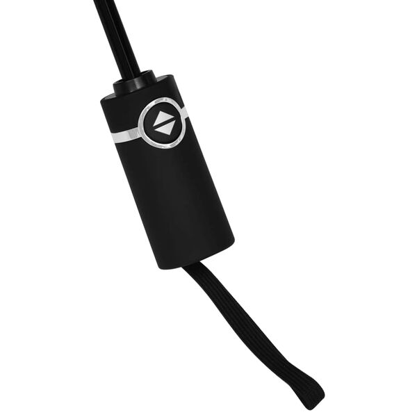vidaXL Automatic Folding Umbrella Black 104 cm