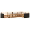 vidaXL Outdoor Sofa Set 5 pcs Natural Solid Acacia Wood