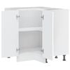 vidaXL Kitchen Corner Base Cabinet Kalmar White Engineered Wood