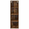 vidaXL Hanging Cabinet Smoked Oak 30 x 29.5 x 100 cm Engineered Wood