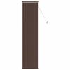 vidaXL Venetian Blind Manual Dark Brown with Pattern 213 x 60 cm PVC