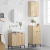 vidaXL Bathroom Furniture Set 3 pcs Sonoma oak Engineered wood