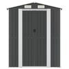 vidaXL Garden Shed Anthracite 192x357x223 cm Galvanised Steel