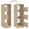 vidaXL Laundry Cabinet Sonoma 50 x 68 x 162 cm Engineered wood