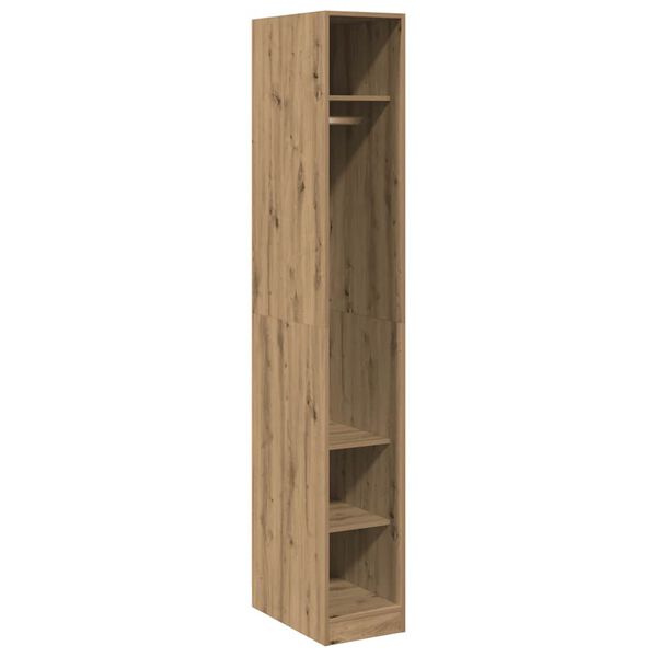 vidaXL Wardrobe Artisian Oak 30x50x200 cm Engineered Wood