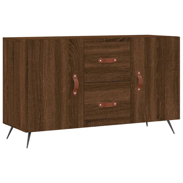 vidaXL Sideboard Brown Oak 100x36x60 cm Engineered Wood