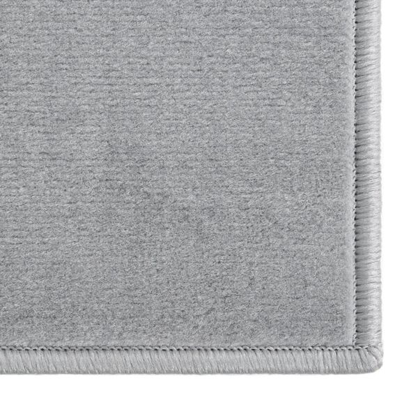 vidaXL Runner Rug BCF Grey 80x200 cm