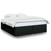 vidaXL Bed Frame without Mattress Black&nbsp;Super King Fabric