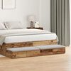 vidaXL Bed Drawers Old Wood 160 x 36.5 x 16.5 cm Engineered Wood