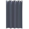 vidaXL Blackout Curtains with Rings 2 pcs Anthracite 175 x 140 cm