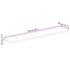 vidaXL Table Top 160x50x3.8 cm Rectangular Solid Wood Mango