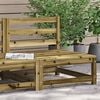 vidaXL Garden Sofa Armless 70x70x67 cm Impregnated Wood Pine