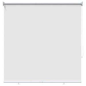vidaXL Outdoor Roller Blind UV Protection White 125 x 140 cm (W x H)
