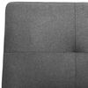 vidaXL Sofas Bed Light Grey 162 x 88 x 36 cm Fabric