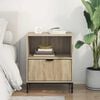 vidaXL Bedside Cabinet Sonoma oak 49 x 36 x 61 cm Engineered wood