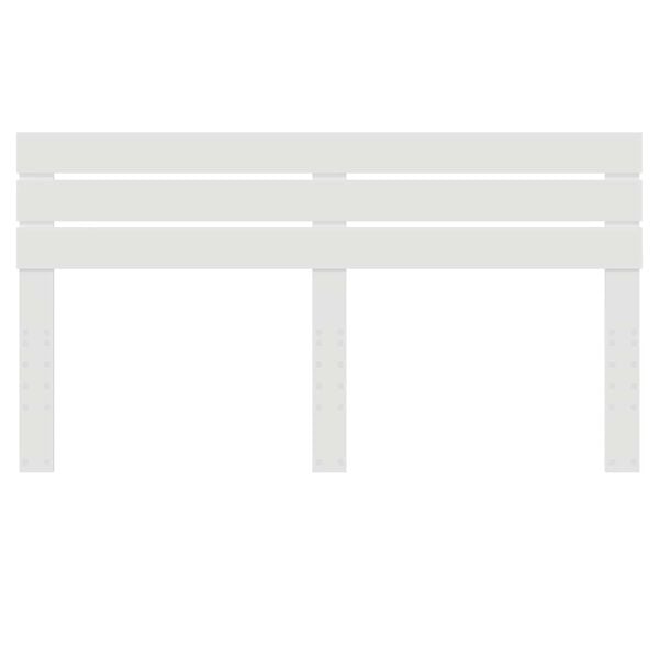 vidaXL Headboard with Headboard White 200 cm Engineered wood