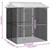 vidaXL Bird Cage Anthracite 215 x 208 x 247 cm Galvanised Steel