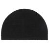 vidaXL Door Mat Black Half Round 40x60 cm Tufted Coir