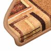 vidaXL Stair Mats Self-adhesive 5 pcs 65x21x4 cm Beige