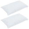 vidaXL Duvet with Pillows with Pillow 3 pcs White Microfiber