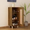vidaXL Sideboard Smoked Oak 34.5x34x90 cm Engineered Wood