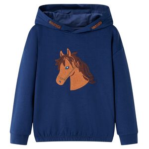 vidaXL Kids' Hooded Sweatshirt Navy 92