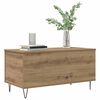 vidaXL Coffee Table Artisan oak 90 x 44.5 x 45 cm Engineered wood