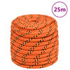 vidaXL Boat Rope Orange 16 mm 25 m Polypropylene