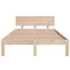 vidaXL Bed Frame without Mattress Solid Wood Pine 120x200cm