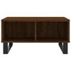 vidaXL Coffee Table Brown Oak 60x60x30 cm Engineered Wood