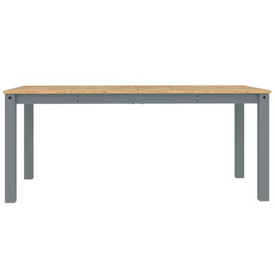vidaXL Dining Table Panama Grey 180x90x75 cm Solid Wood Pine