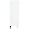 vidaXL Shoe Cabinet High Gloss White 30x35x105 cm Engineered Wood