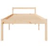 vidaXL Senior Bed without Mattress 100x200cm Solid Wood Pine