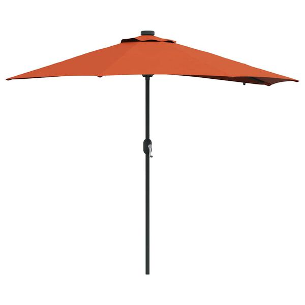 vidaXL Garden Parasol Terracotta 294 x 150 x 223 cm