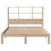 vidaXL Bookcase Bed without Mattress 150x200 cm King Size Solid Wood Pine