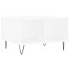 vidaXL Coffee Table White 60x50x36.5 cm Engineered Wood