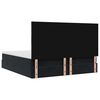 vidaXL Ottoman Bed with Mattresses Black 180x200cm Velvet
