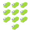 vidaXL Straps 10 pcs 0.25 Tonnes 5mx25mm Fluorescent Green
