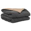 vidaXL Summer Duvet Anthracite and Taupe 200 x 140 cm Microfiber