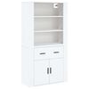 vidaXL Highboard White Engineered Wood