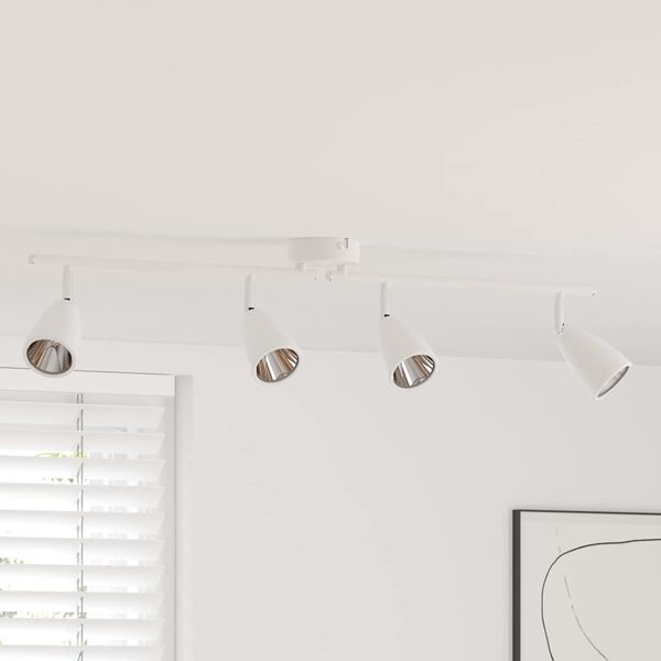 vidaXL Ceiling Spotlight White 70 x 12.5 x 10.5 cm Metal