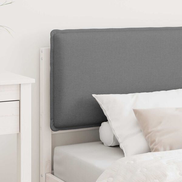 vidaXL Bed Frame with Upholstered Headboard Light Grey 100 x 200 cm