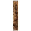 vidaXL Wall Shelf Smoked Oak 36x16x90 cm Engineered Wood