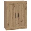 vidaXL Wall Cabinet Artisan Oak 69.5 x 34 x 90 cm Engineered Wood