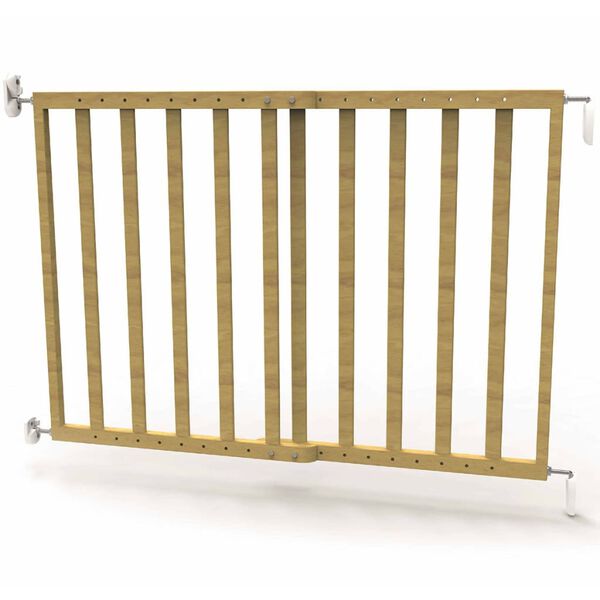 Noma Extending Safety Gate 63.5-106 cm Wood Natural 93729