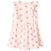 vidaXL Kids' Dress with Ruffles Soft Pink 92