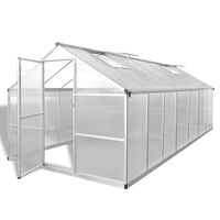 vidaXL Greenhouse Reinforced Aluminium 10.53 m²