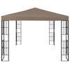 vidaXL Gazebo 4x3 m Taupe