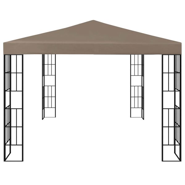 vidaXL Gazebo 4x3 m Taupe
