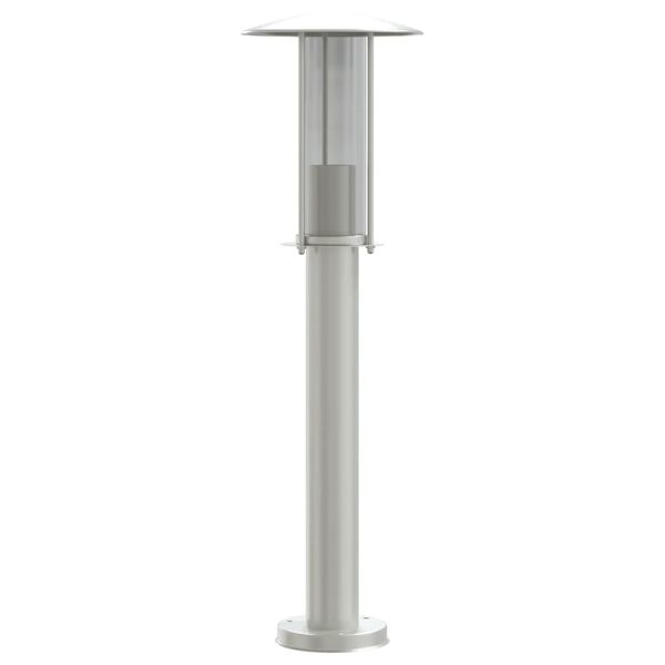 vidaXL Outdoor Floor Lamps 3pcs Silver 60 cm Stainless Steel